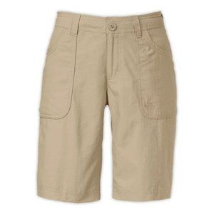 The North Face Women's Horizon Roll-up Trail Shorts Beige Size 4